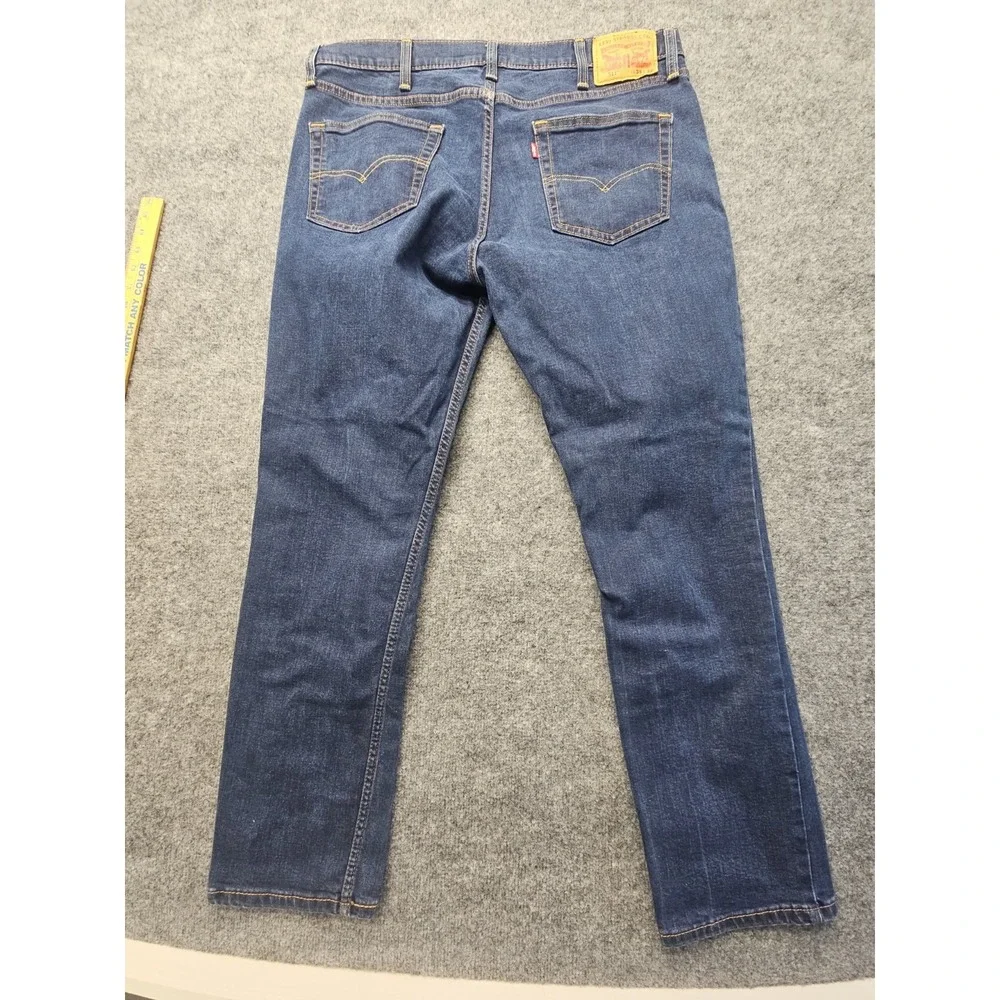 Levis 511 Slim Fit Mens Jeans 38x32(38x31) Dark Wash Blue Stretch Denim